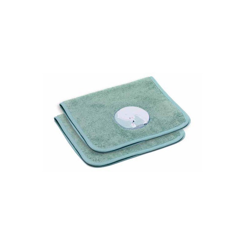 FILLIKID Set 2 prosoape brodate polar bear ocean 30x50 cm