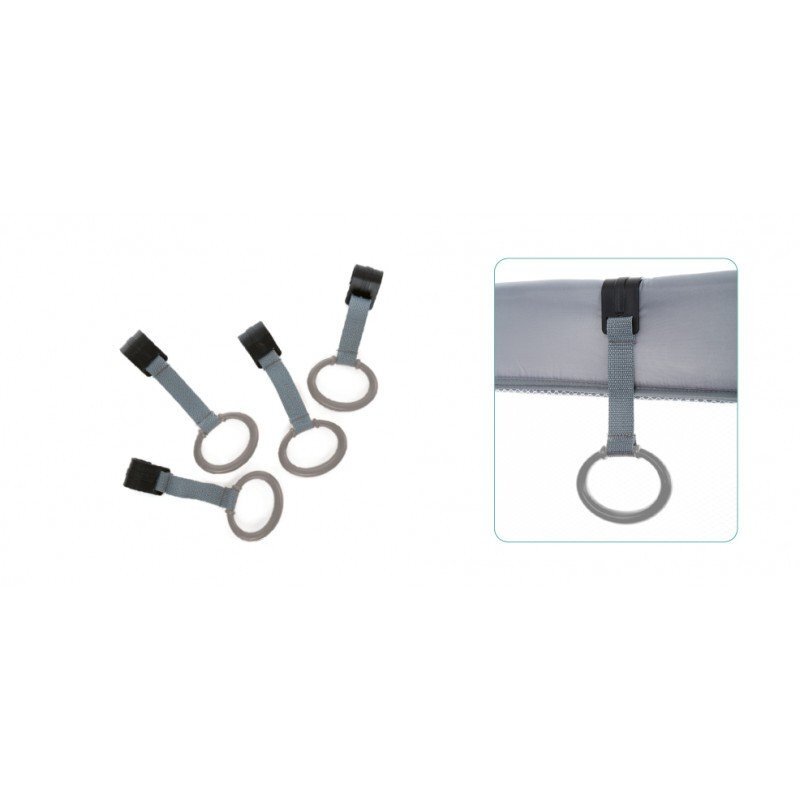 FILLIKID Set 4 manere pentru tarc-patut pliabil grey