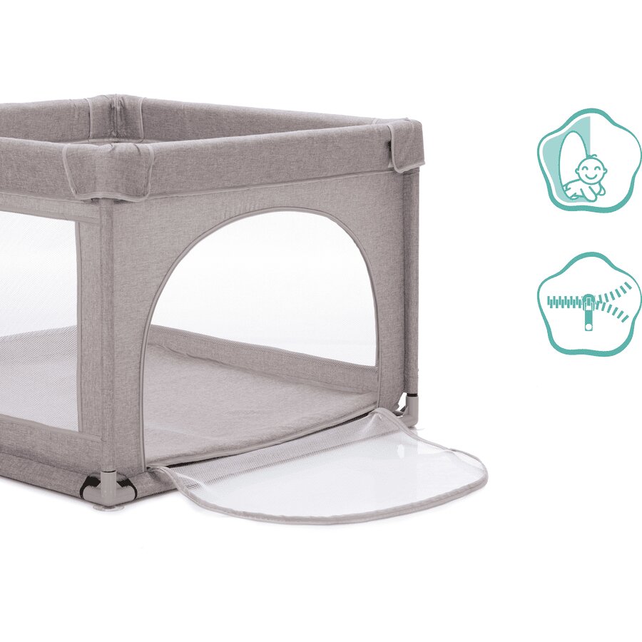 FILLIKID Tarc copii Mia grey melange 95x95 cm