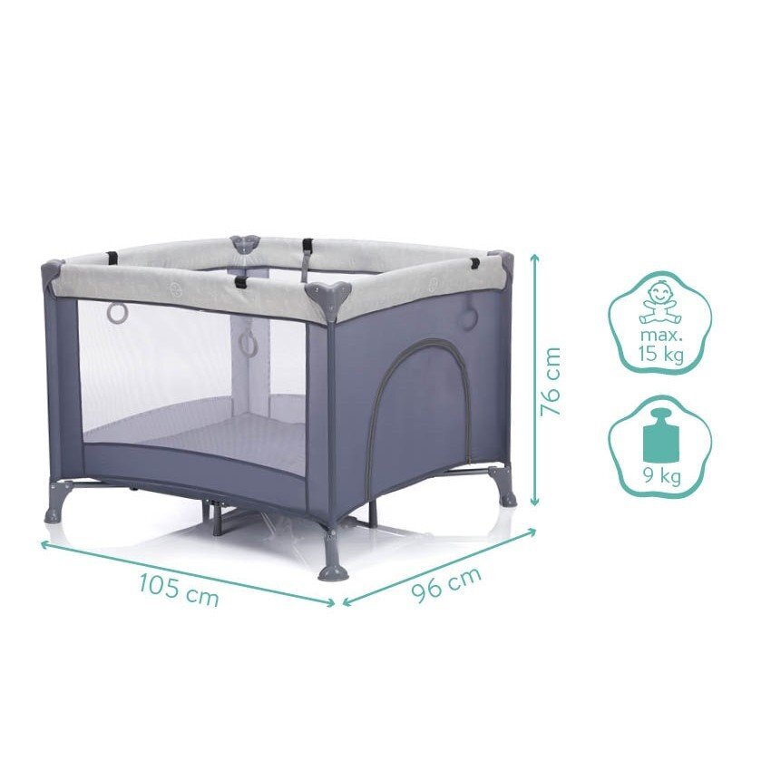 FILLIKID Tarc pentru copii Orlando Safari grey 105x96