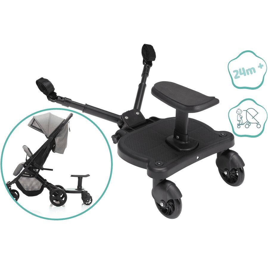 FILLIKID Treapta cu scaunel pentru carucior Basic black