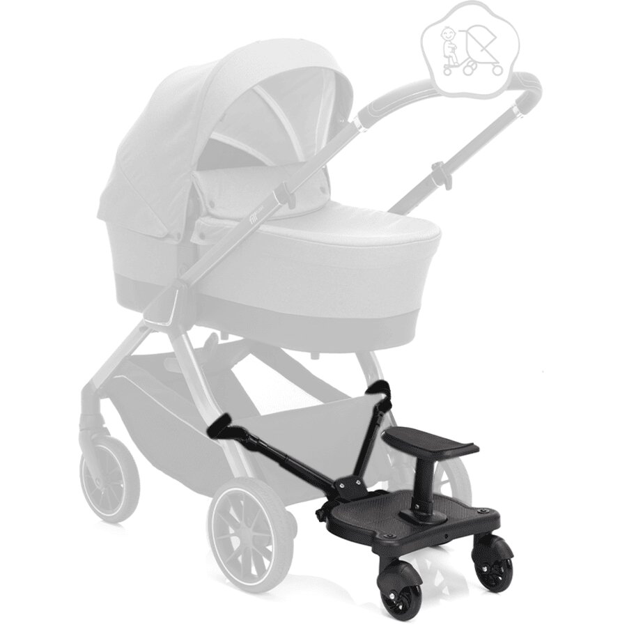FILLIKID Treapta cu scaunel pentru carucior Basic black