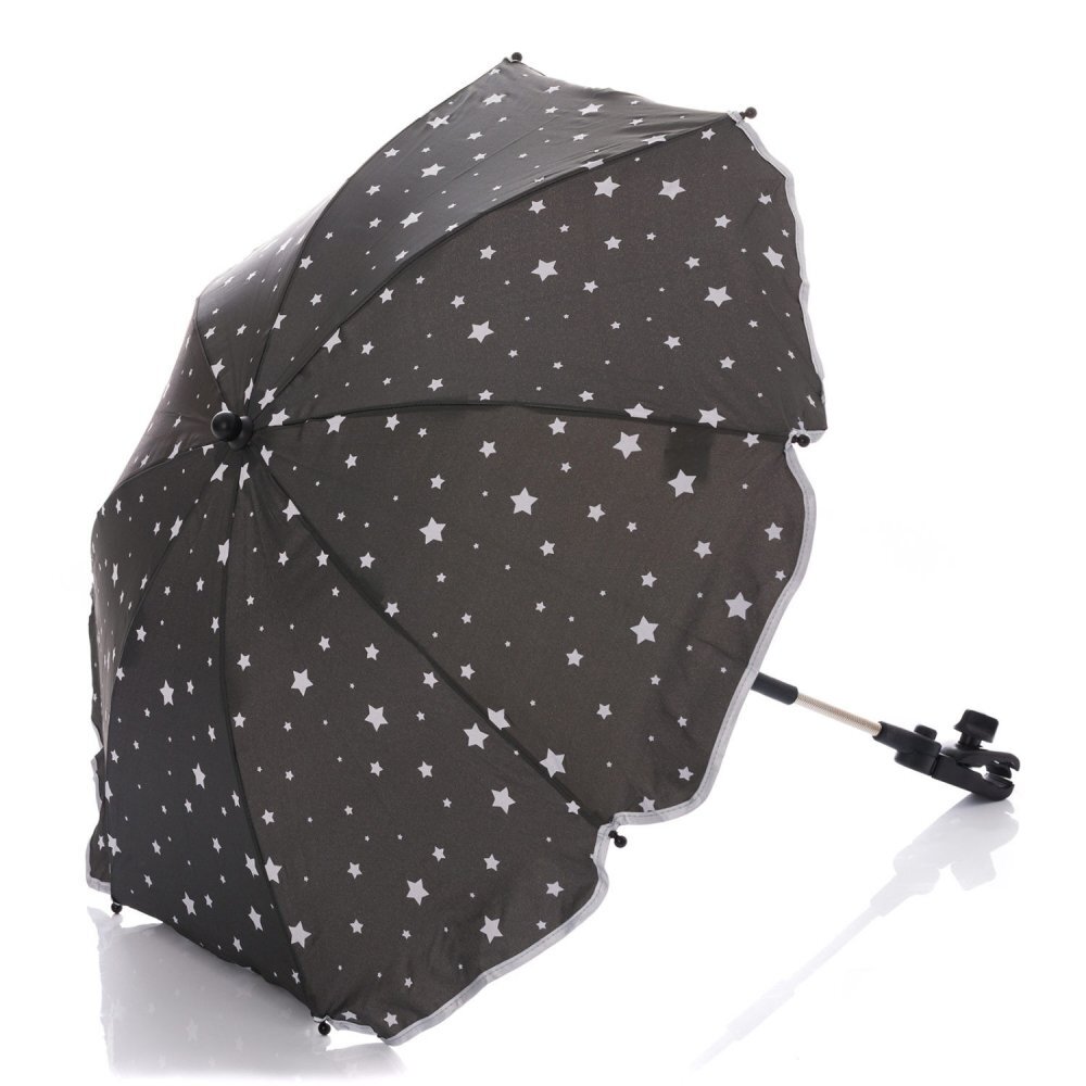 FILLIKID Umbrela pentru carucior 82 cm UV 50+ Stelute Grey