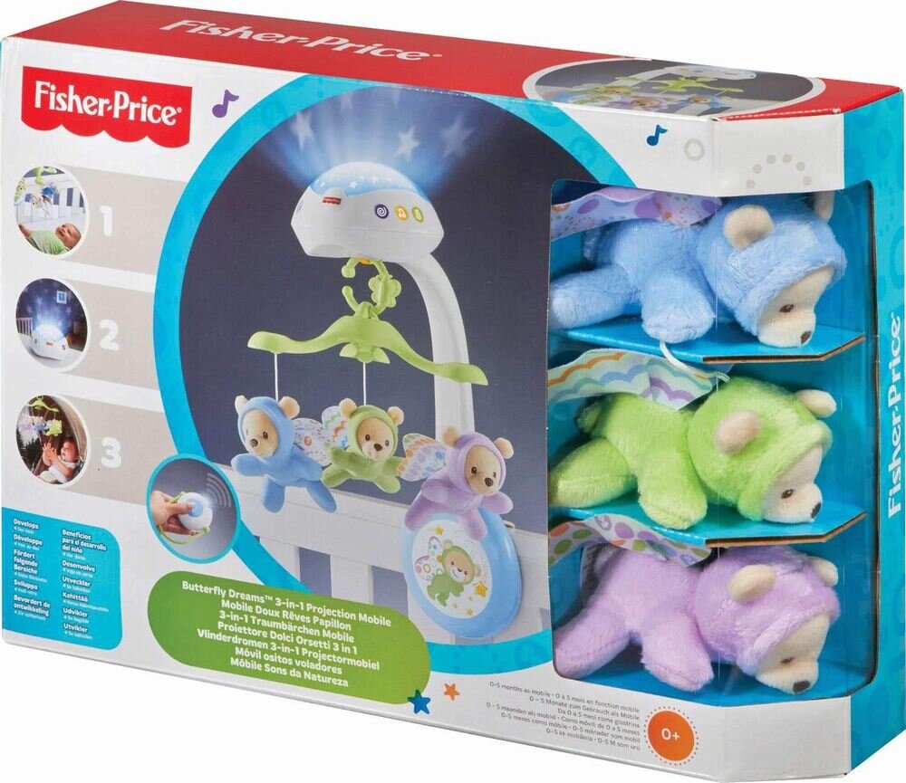 FISHER PRICE Carusel cu proiectii pentru patut noaptea instelata