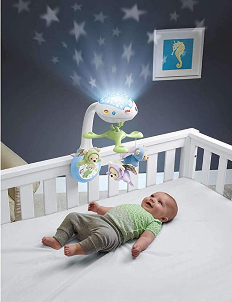 FISHER PRICE Carusel cu proiectii pentru patut noaptea instelata