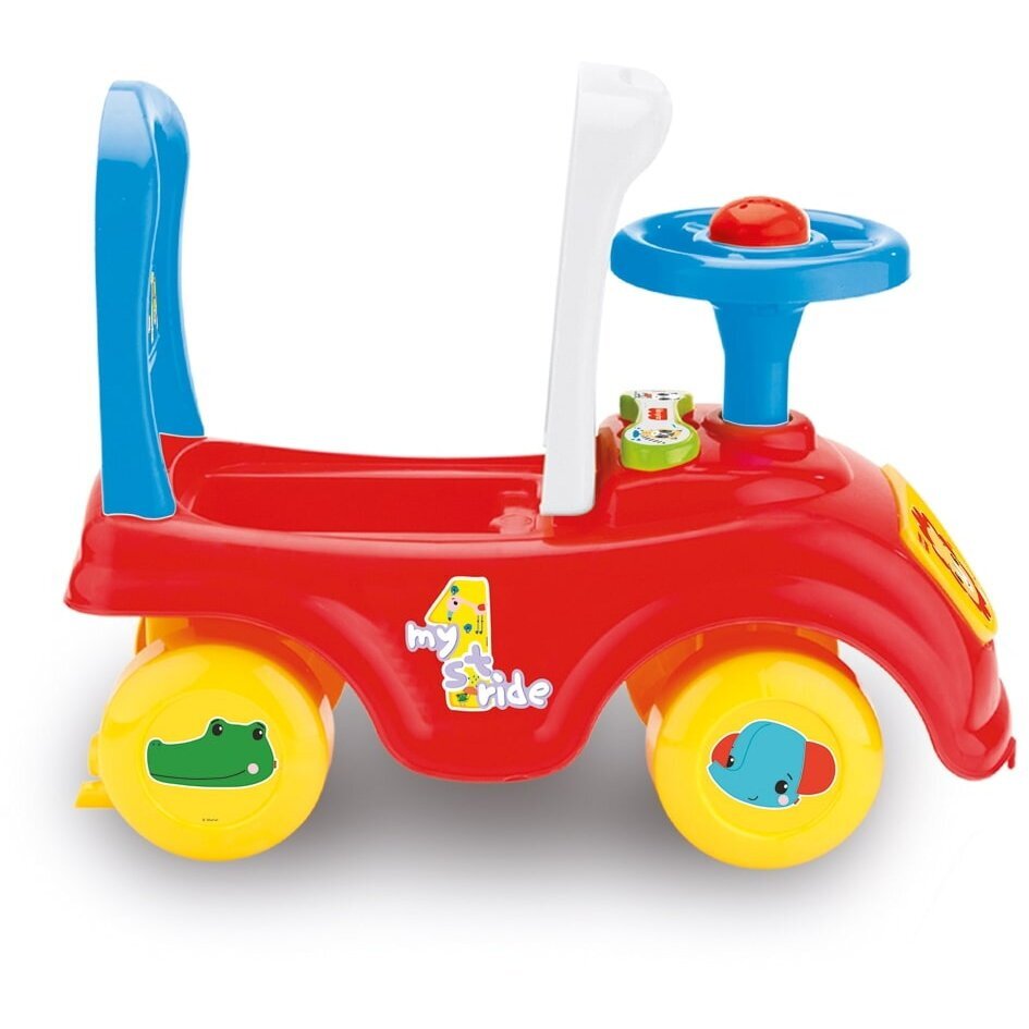 FISHER PRICE Masinuta copii fara pedale Ride-On cu spatar si spatiu depozitare jucarii de la 12 luni pana la 23 kg