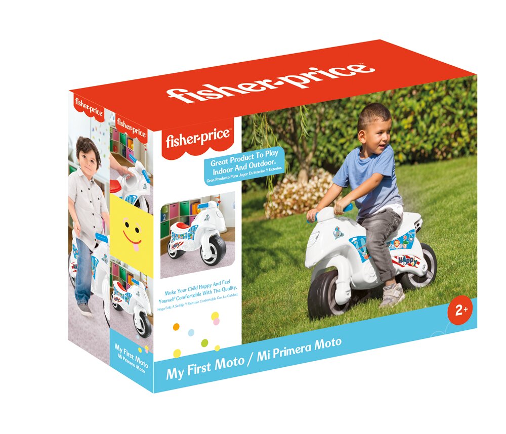 FISHER PRICE Motocicleta pentru copii fara pedale My First Moto de la 2 ani pana la 25 kg