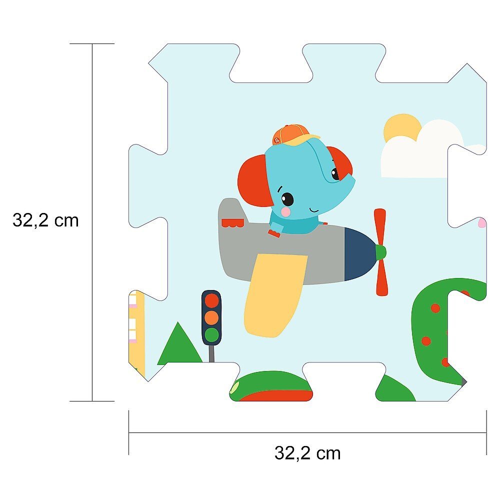 FISHER PRICE Puzzle din spuma Prietenii simpatici