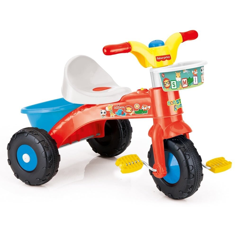 FISHER PRICE Tricicleta pentru copii My first trick cu claxon cosulet accesorii greutate maxima admisa 25 kg