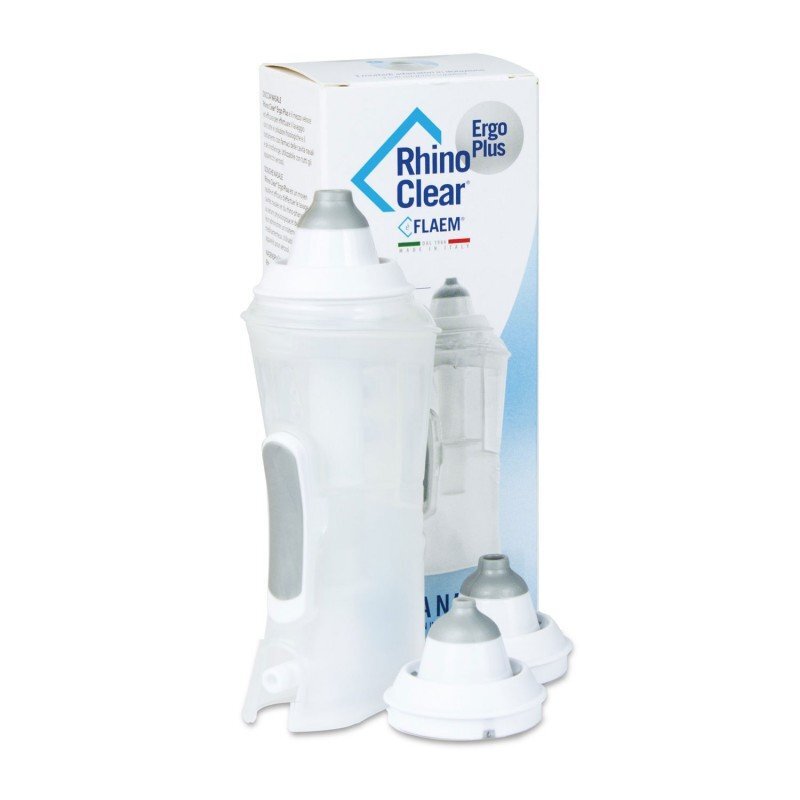 FLAEM Irigator nazal Rhino Clear Ergo Plus compatibil cu aparatele de aerosoli cu compresor pentru curatarea cailor nazale