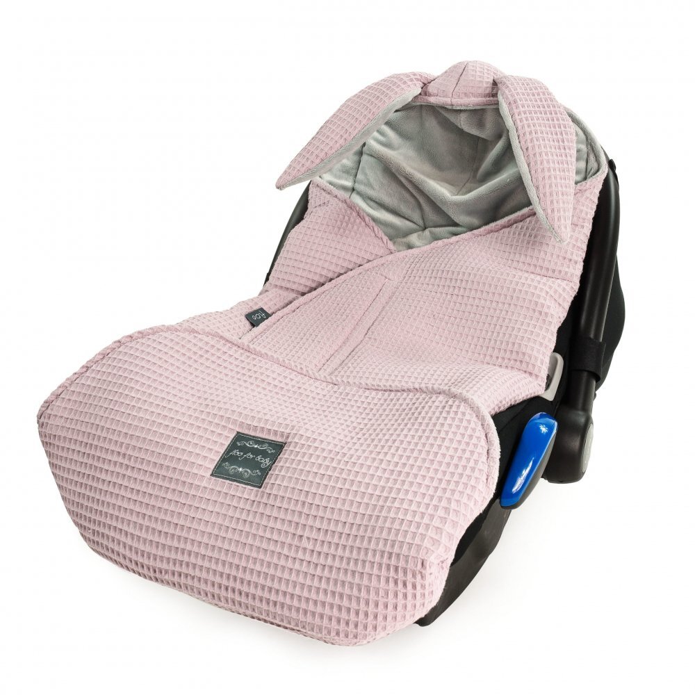 Floo for Baby Paturica de infasat tip sac pentru caruciorscaun auto Footmuff Waffle Blueberry