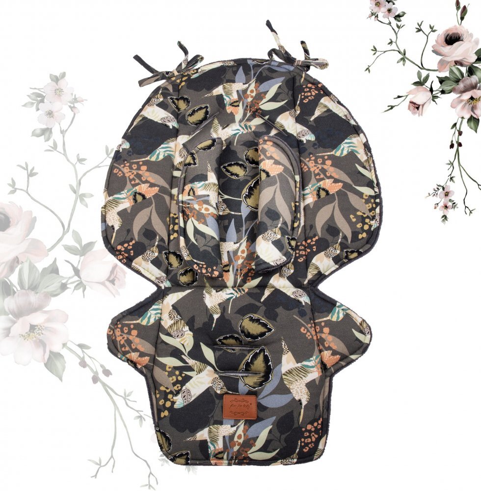 Floo for Baby Set salteluta si protectii centuri pentru carucior Pad Birds