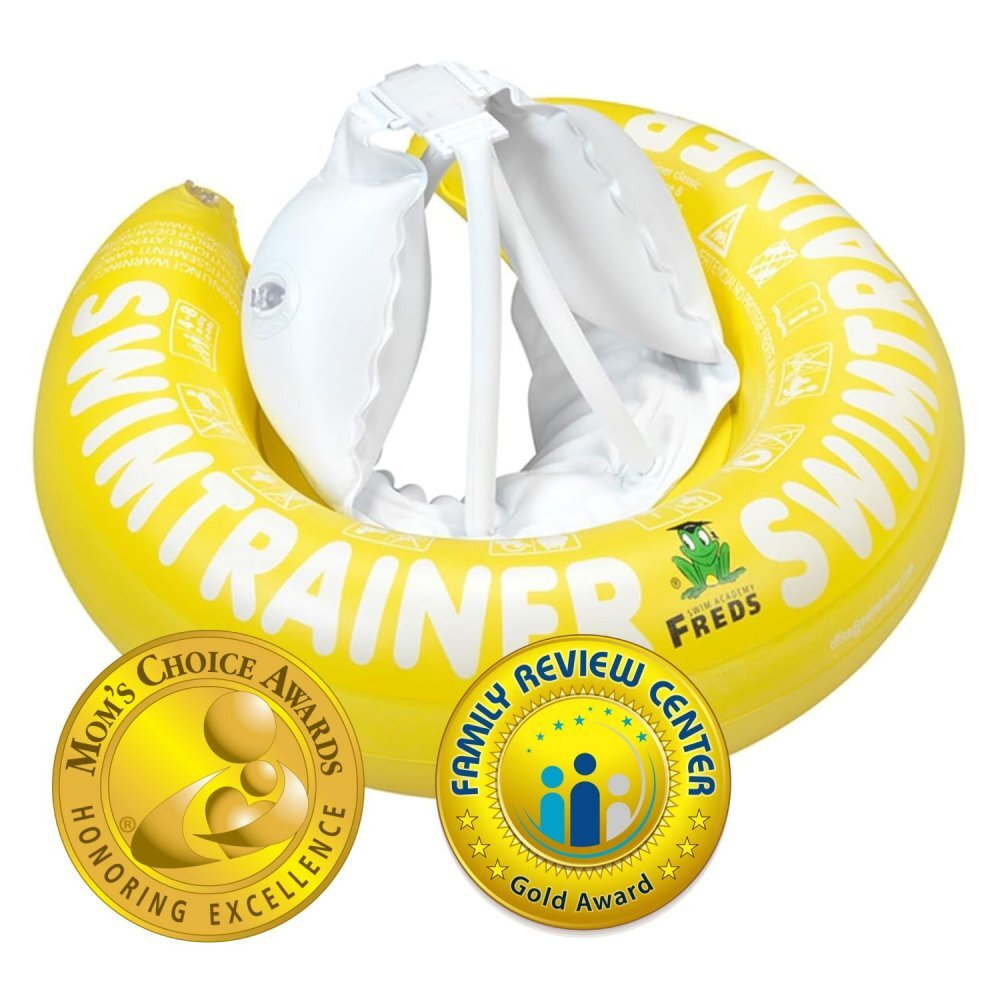 FREDS SWIM ACADEMY Colac de inot pentru copii Swimtrainer Classic galben 4-8 ani