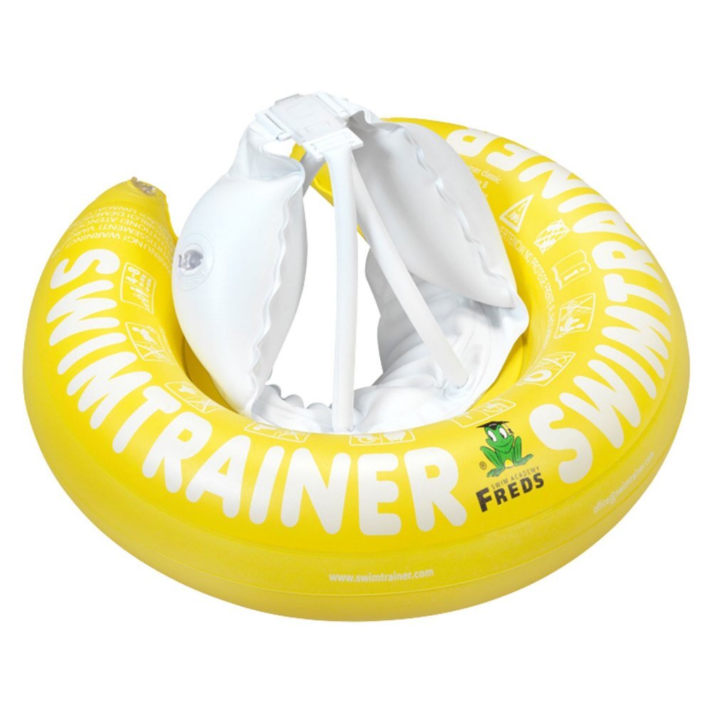 FREDS SWIM ACADEMY Colac de inot pentru copii Swimtrainer Classic galben 4-8 ani