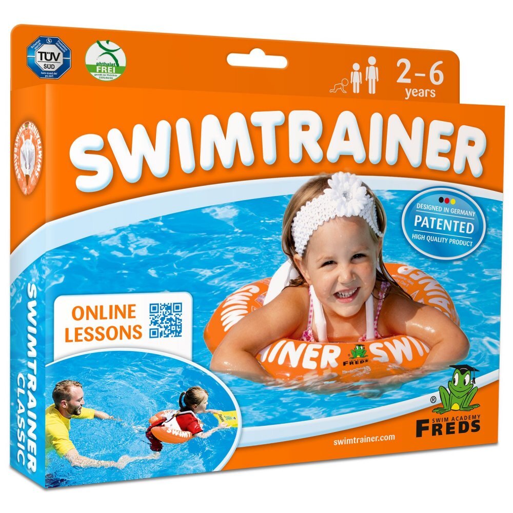FREDS SWIM ACADEMY Colac de inot pentru copii Swimtrainer Classic portocaliu 2-6 ani