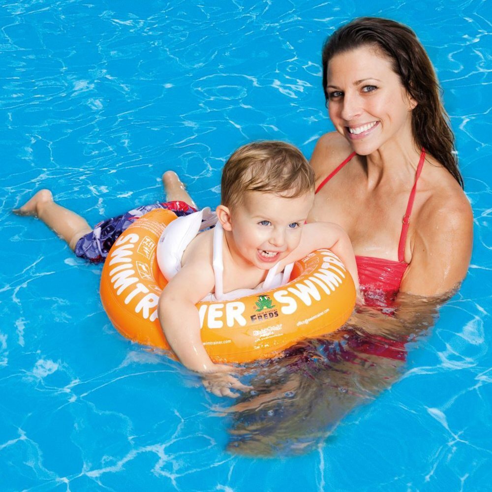 FREDS SWIM ACADEMY Colac de inot pentru copii Swimtrainer Classic portocaliu 2-6 ani