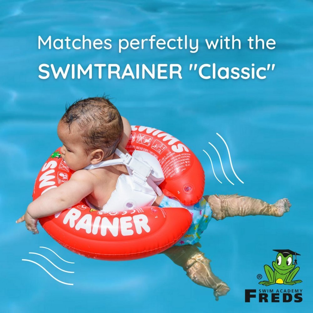 FREDS SWIM ACADEMY Scutec reutilizabil pentru inot bebelusi blue marimea 1 4-9 kg