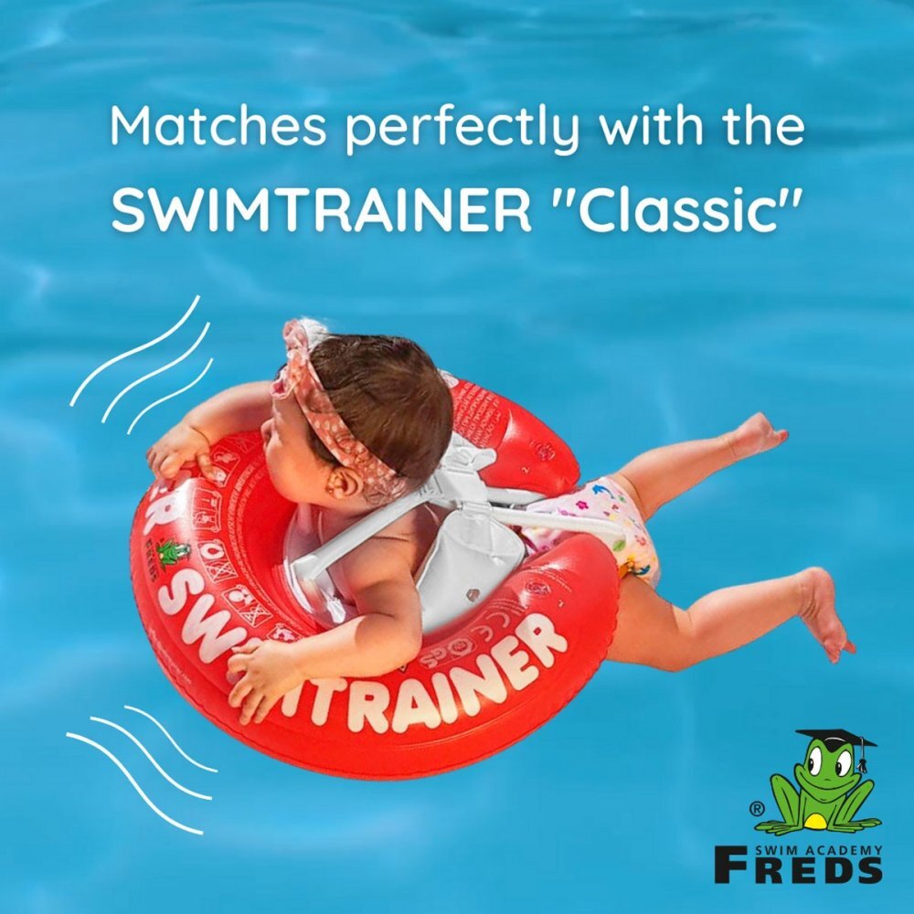 FREDS SWIM ACADEMY Scutec reutilizabil pentru inot bebelusi roz marimea 1 4-9 kg