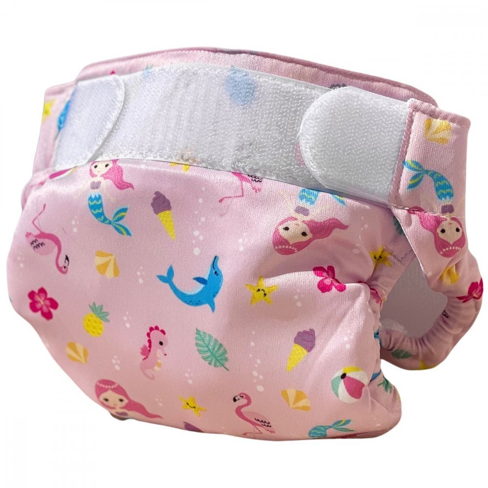 FREDS SWIM ACADEMY Scutec reutilizabil pentru inot bebelusi roz marimea 2 9-16 kg