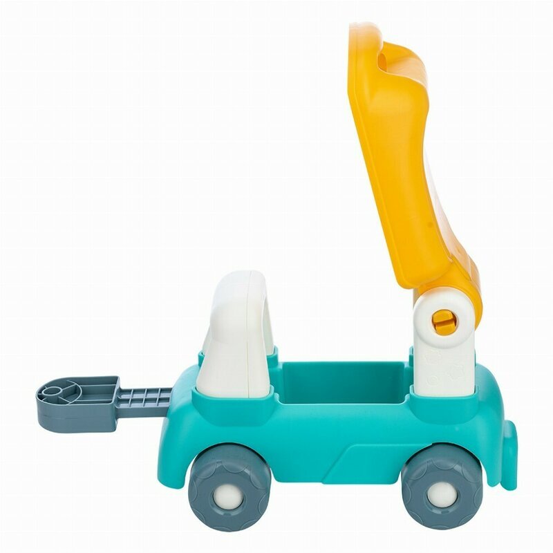 Free2Move Antemergator Magic Train Green 5 in 1 cu diverse activitati de joaca panou educational efecte sonore si luminoase