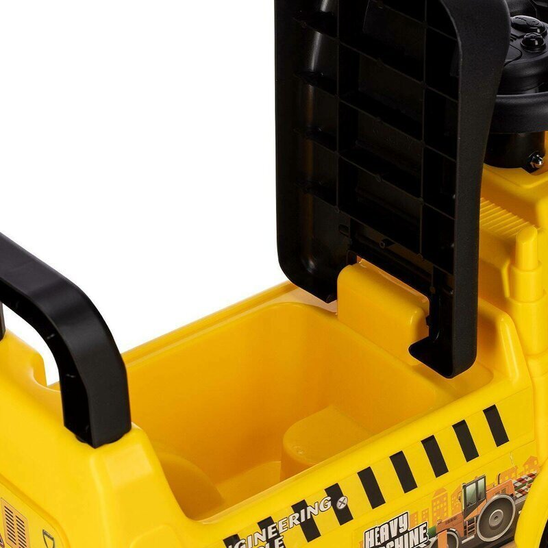 Free2Move Vehicul ride-on Buldozer cu lumini si sunete spatiu de depozitare 19-36 luni Galben