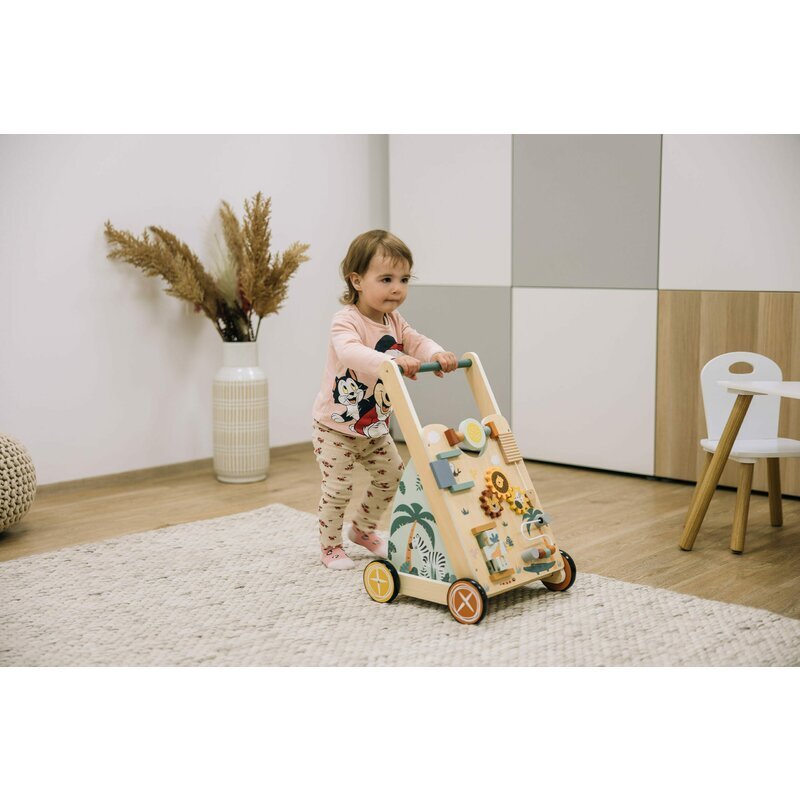 Free2Play Antepremergator cu multiple activitati My First Steps 31.8x26.5x45.5 cm Safari