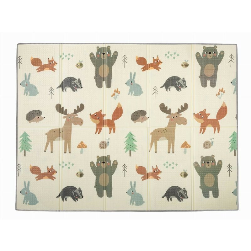 Free2Play Covoras de joaca FreeON Magic Friends cu doua fete pliabil protectie impotriva loviturilor 200 x 150 cm cu Imprimeu pe ambele parti 0 luni+ multicolor