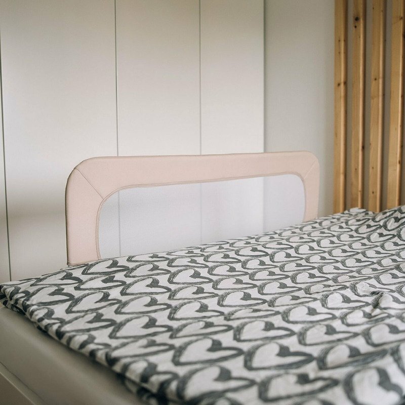 FreeON Bariera de protectie pentru pat rabatabila Little Dots Beige