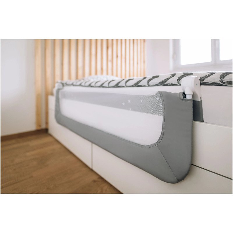 FreeON Bariera de protectie pentru pat rabatabila Little Stars Grey