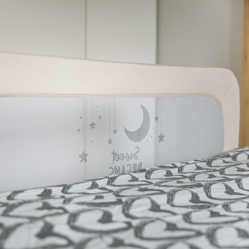 FreeON Bariera de protectie pentru pat rabatabila Sweet Dreams Light Beige