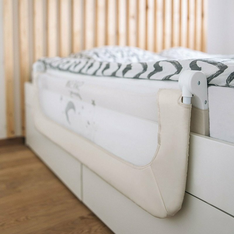 FreeON Bariera de protectie pentru pat rabatabila Sweet Dreams Light Beige