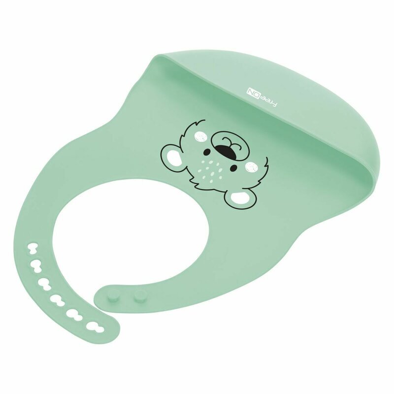 FreeON Baveta moale din silicon cu buzunar 31x24 cm Bear Green
