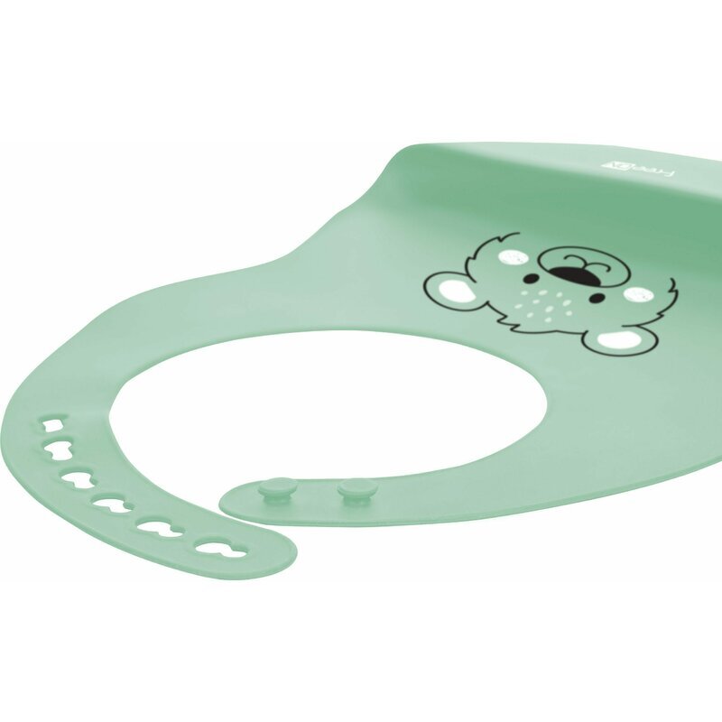 FreeON Baveta moale din silicon cu buzunar 31x24 cm Bear Green