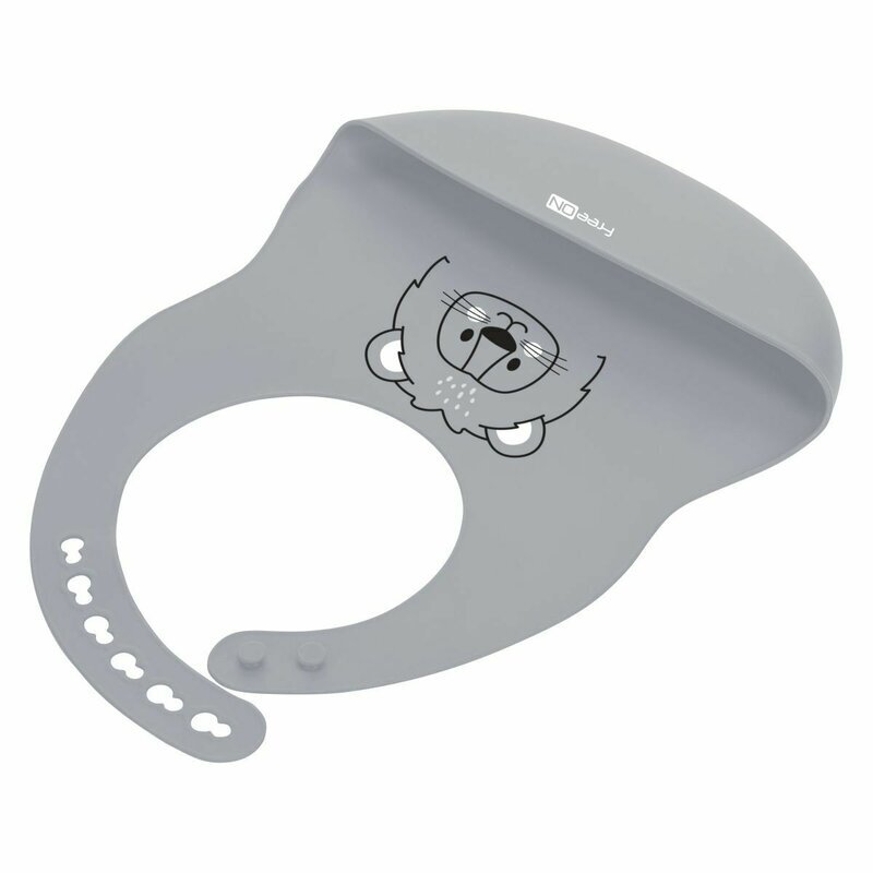 FreeON Baveta moale din silicon cu buzunar 31x24 cm Lion Grey