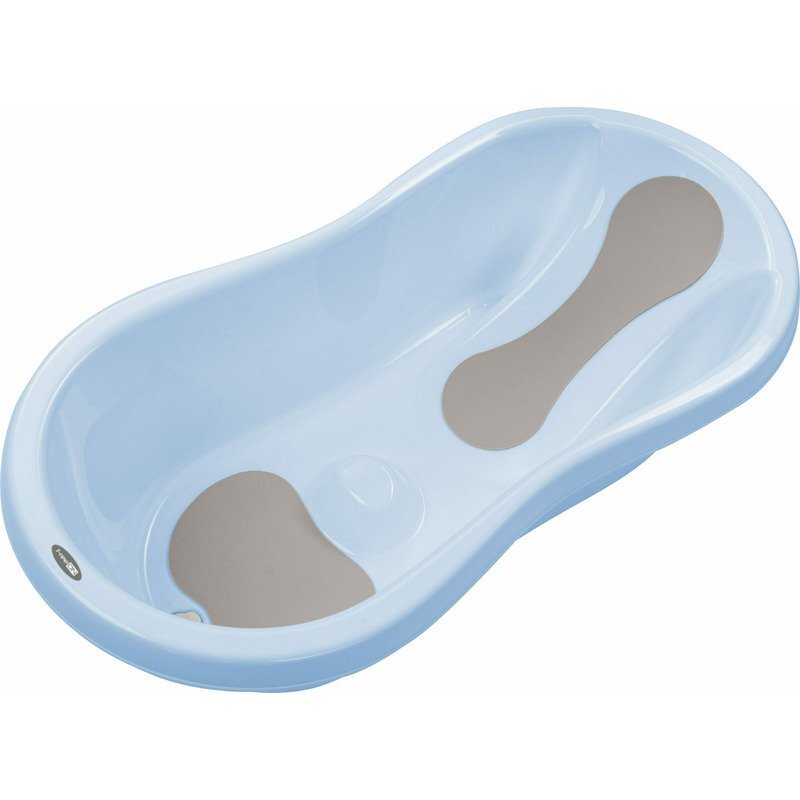 FreeON Cadita cu dop 81x41x24 cm si reductor incorporat Blue