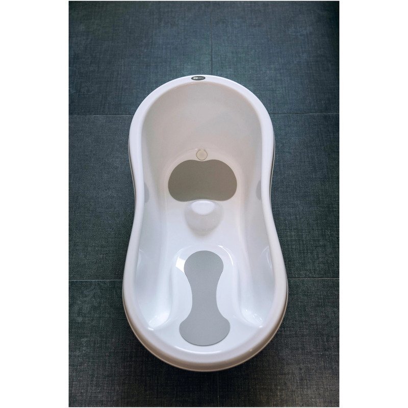 FreeON Cadita cu dop 81x41x24 cm si reductor incorporat White