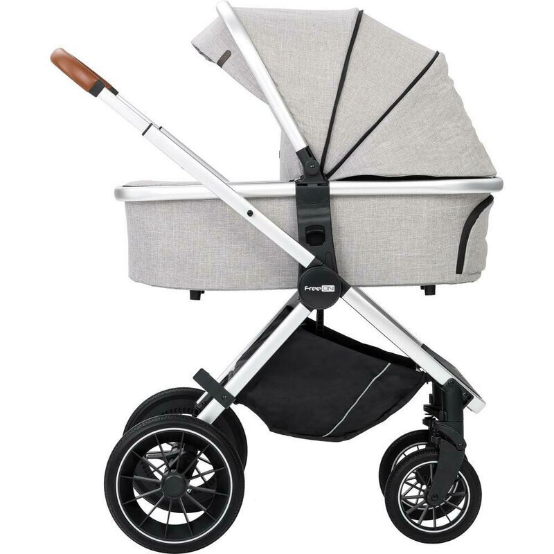 FreeON Carucior 3 in 1 Joy Reversibil Cu cadru din aluminiu Scoica auto Husa picioare Geanta mamici si accesorii Reversibil Cu cadru din aluminiu Scoica auto Husa picioare Geanta mamici si accesorii Standard de siguranta EN1888-12018+A12022 gri