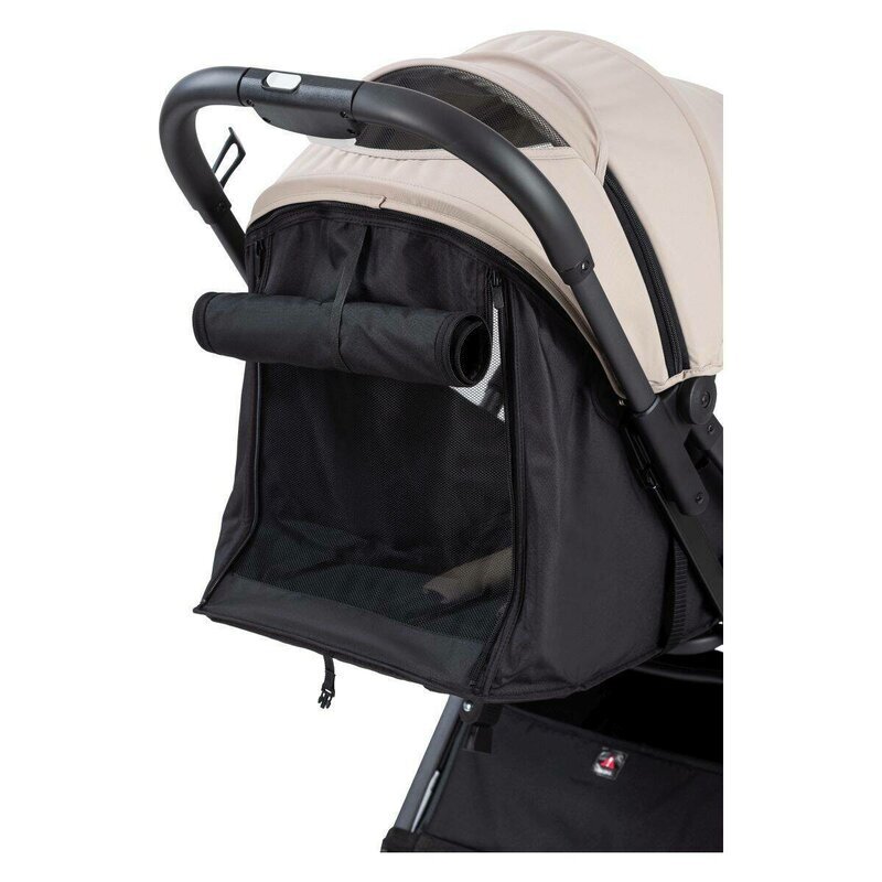 FreeON Carucior pentru copii Tao Beige cu maner pentru transport roti cu suspensie greutate admisa pana la 22 kg