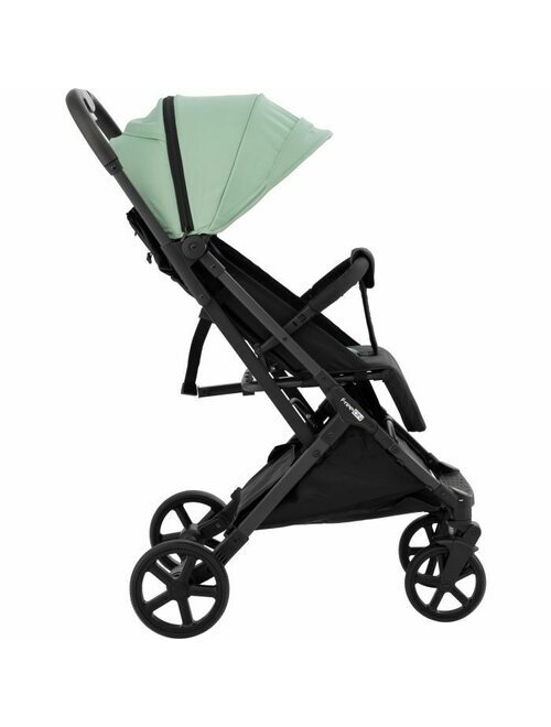 FreeON Carucior pentru copii Tao Black cu maner pentru transport roti cu suspensie greutate admisa pana la 22 kg