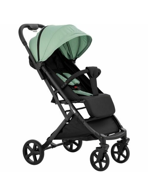 FreeON Carucior pentru copii Tao Black cu maner pentru transport roti cu suspensie greutate admisa pana la 22 kg