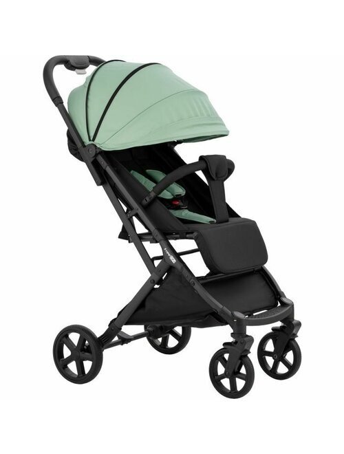 FreeON Carucior pentru copii Tao Black cu maner pentru transport roti cu suspensie greutate admisa pana la 22 kg
