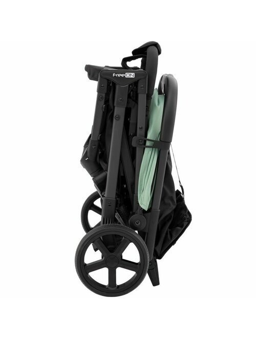 FreeON Carucior pentru copii Tao Green cu maner pentru transport roti cu suspensie greutate admisa pana la 22 kg