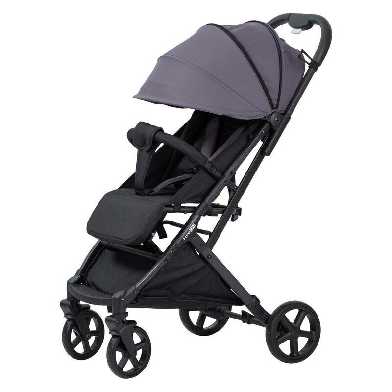FreeON Carucior pentru copii Tao Grey cu maner pentru transport roti cu suspensie greutate admisa pana la 22 kg