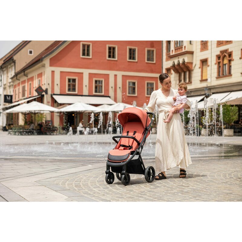 FreeON Carucior sport Dynamic pliabil automat de la nastere pana la 22 kg grey
