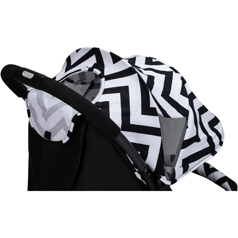 FreeON Carucior sport Solo Pliabil tip troler Tehnologia inovatoare One-Hand Folding Greutate 6 kg Cu capotina UPF 50+ Pliere compacta pentru avion Standard de siguranta EN 1888-12018 BlackWhite