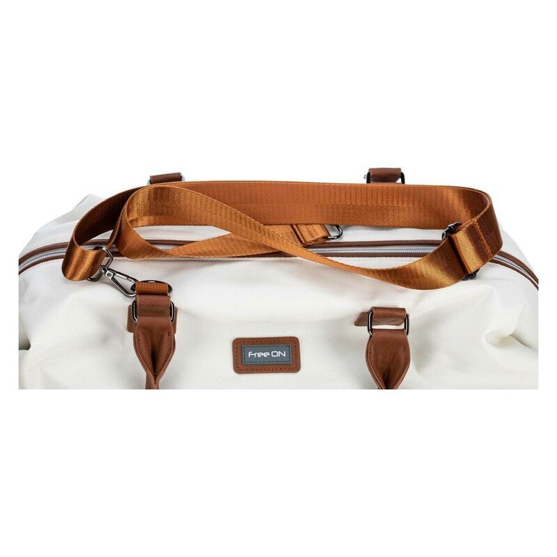FreeON Geanta mamici Mommy things Beige spatioasa si practica cu multiple buzunare include si 2 genti mai mici