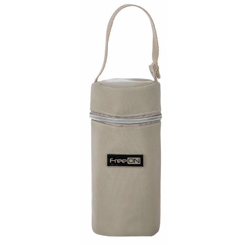 FreeON Geanta pentru biberon Single Style Beige mentine continutul atat cald cat si rece