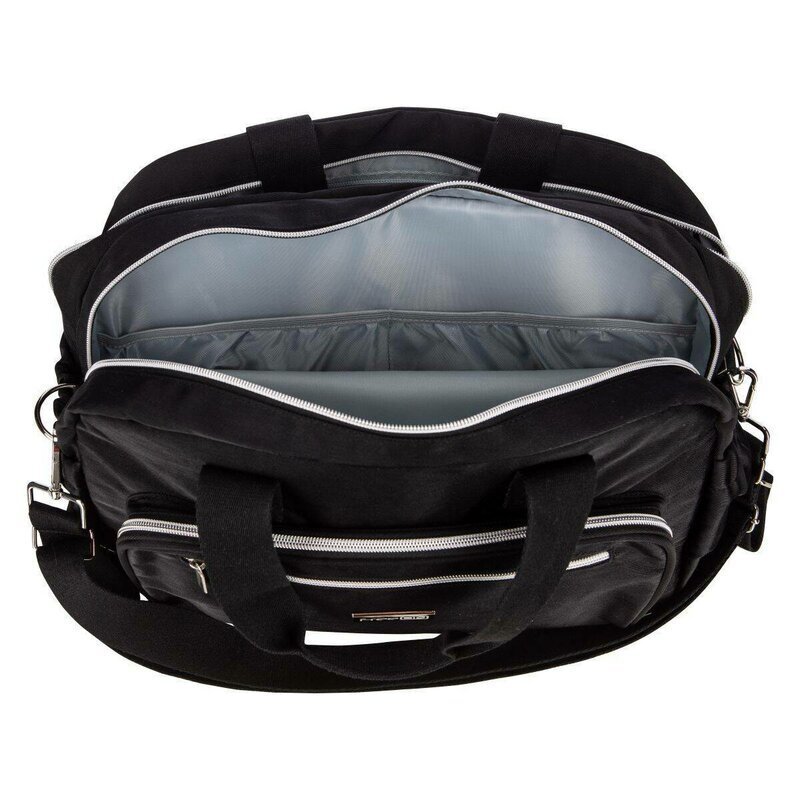 FreeON Geanta pentru scutece Style impermbeabila cu multiple buzunare 39x32x18 cm Black