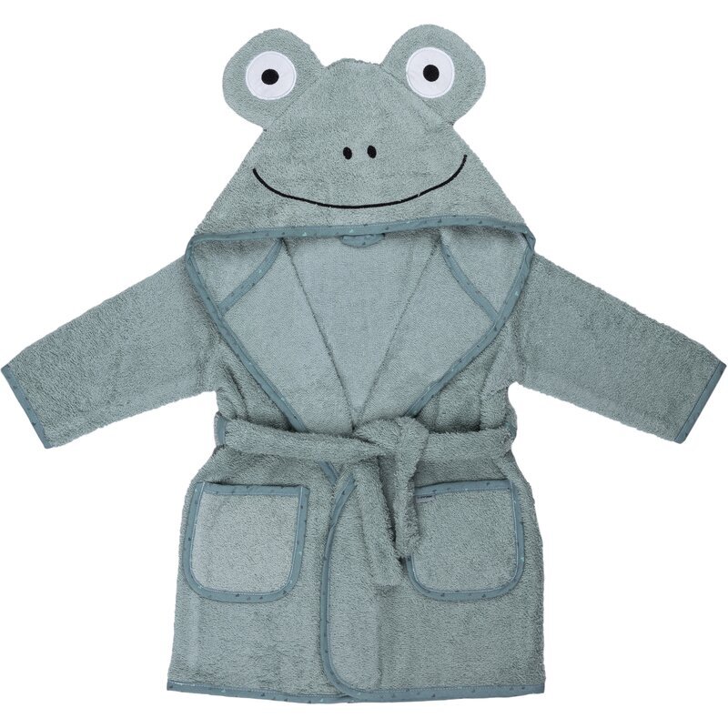 FreeON Halat de baie cu urechi Frog Bubaba 9 - 24 luni Green