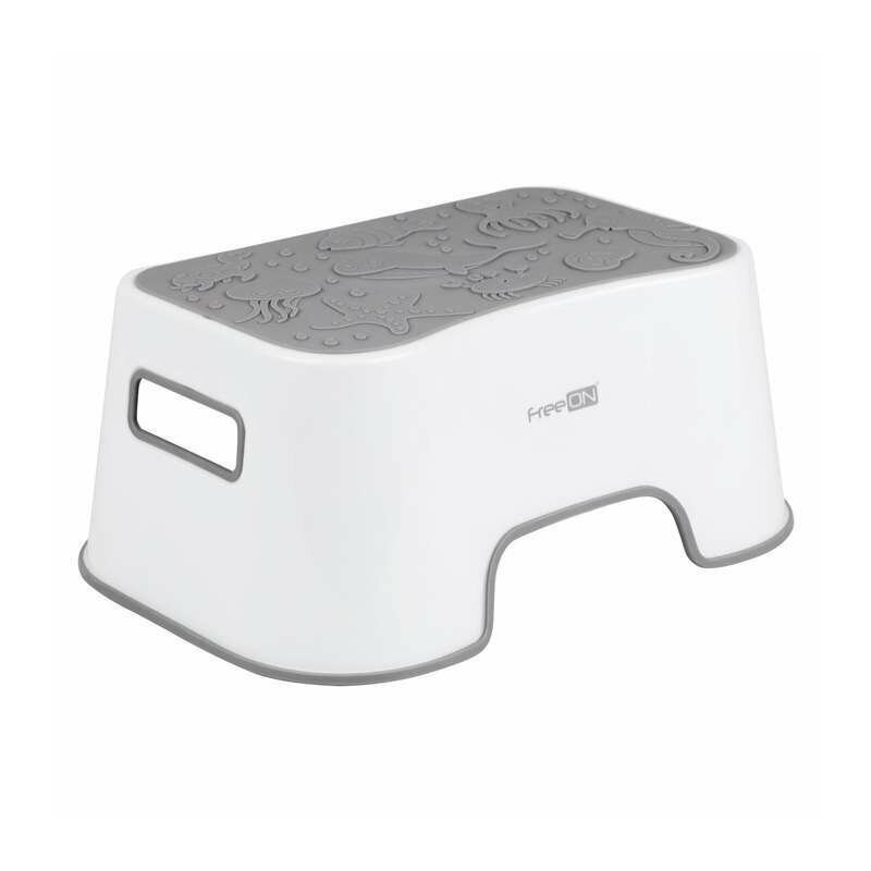 FreeON Inaltator de baie antiderapant 38 x 36 x 16 cm WhiteGrey